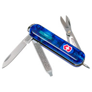 Швейцарський ніж VICTORINOX Signature Lite Blue Transparent (0.6226.T2)