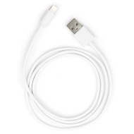 Кабель VINGA USB2.0 AM/Apple Lightning White 1м (VCPDCL1W)