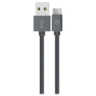 Кабель INTALEO CBGNYM2 USB-A to Micro 2м Gray (1283126477683)