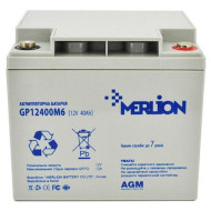 Аккумуляторная батарея MERLION GP12400M6 (12В, 40Ач)