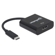 Адаптер MANHATTAN USB-C - DisplayPort Black (152020)