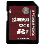 Карта памяти KINGSTON SDHC Ultimate 32GB UHS-I U3 (SDA3/32GB)