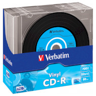 CD-R VERBATIM AZO Vinyl 700MB 52x 10pcs/slim (43426)