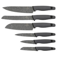 Набір кухонних ножів BERLINGER HAUS Granit Diamond Collection 6пр (BH-2115)