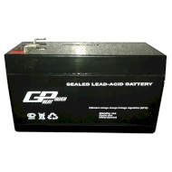 Акумуляторна батарея GREAT POWER PG 12-1.2 (12В, 1.2Агод)