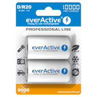 Акумулятор EVERACTIVE Professional Line D 10000mAh 2шт/уп (EVHRL20-10000)