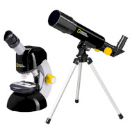 Мікроскоп NATIONAL GEOGRAPHIC Junior 40-640x + телескоп 50/360 (Base) (9118400)