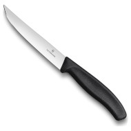 Нож кухонный для стейка VICTORINOX SwissClassic Gourmet Plain Black 120мм (6.7903.12)
