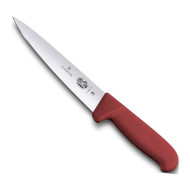 Нож кухонный для разделки VICTORINOX Fibrox Sticking Red 160мм (5.5601.16)