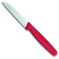 Нож кухонный для чистки овощей VICTORINOX Standard Plain Straight Red 80мм (5.0401)