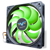 Вентилятор FRIME 120x25 Black/Green HB 3-pin+Molex (FGF120HB3)
