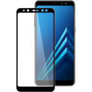 Захисне скло POWERPLANT Full Screen Black для Galaxy A8 2018 (GL605439)