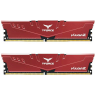 Модуль пам'яті TEAM T-Force Vulcan Z Red DDR4 3000MHz 16GB Kit 2x8GB (TLZRD416G3000HC16CDC01)