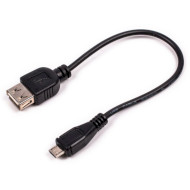 Кабель OTG MAXXTER USB2.0 AF/Micro-BM 0.15м Black (U-AFM-OTG)
