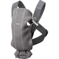 Рюкзак-кенгуру BABYBJORN Mini 3D Jersey Dark Gray (021084)