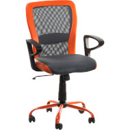 Кресло офисное HOME4YOU Leno Gray/Orange (27783)