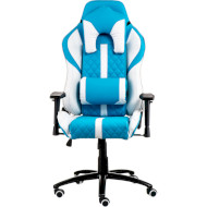 Кресло геймерское SPECIAL4YOU ExtremeRace Light Blue/White (E6064)