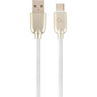 Кабель CABLEXPERT Premium USB2.0 CM/AM White 2м (CC-USB2R-AMCM-2M-W)