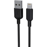 Кабель T-PHOX Fast T-L829 USB to Lightning 1.2м Black