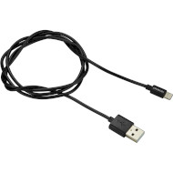 Кабель CANYON MFI-1 Charge & Sync USB-A to Lightning 1м Black (CNS-MFICAB01B)