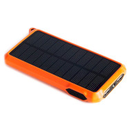 Повербанк з сонячною батареєю POWERPLANT PB-SS002 10000mAh Orange