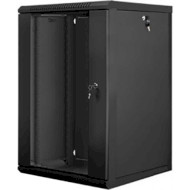 Настенный шкаф 19" HYPERNET WMNC-18U-Flat-Black (18U, 600x450мм, RAL9005)