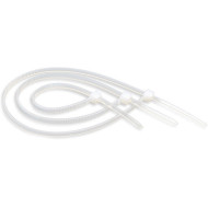 Стяжка кабельная ATCOM 300x3.6мм белая 100шт (36300)