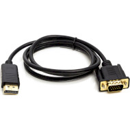Кабель POWERPLANT DisplayPort - VGA 1м Black (CA911882)