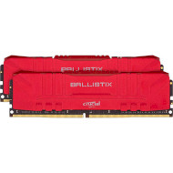Модуль пам'яті CRUCIAL Ballistix Red DDR4 2666MHz 16GB Kit 2x8GB (BL2K8G26C16U4R)