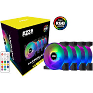 Комплект вентиляторов AZZA Hurricane II Digital RGB 4-Pack (FNAZ-12DRGB2-241)