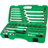 Набір інструментів автомобільний TOPTUL Dr. Flank Socket Wrench Set 42пр (GAAI4201)