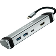 Док-станція для ноутбука CANYON USB Type-C Multiport Hub 4-in-1 (CNS-TDS03DG)
