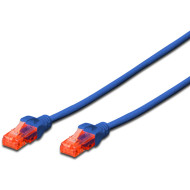 Патч-корд DIGITUS U/UTP Cat.6 CCA 0.5м Blue (DK-1612-005/B)