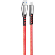 Кабель COLORWAY Nylon Braided USB to Micro-B 1м Red (CW-CBUM011-RD)