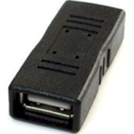 Адаптер CABLEXPERT USB2.0 AF/AF Coupler Black (A-USB2-AMFF)