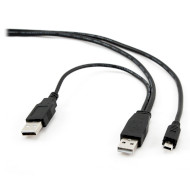 Кабель CABLEXPERT USB2.0 2 AM/Mini-BM 1.8м (CCP-USB22-AM5P-6)