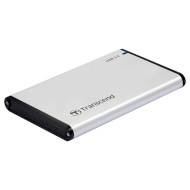 Карман зовнішній TRANSCEND StoreJet 25S3 2.5" SATA to USB 3.0 Aluminum (TS0GSJ25S3)