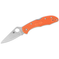 Складной нож SPYDERCO Delica 4 FRN Flat Ground Orange (C11FPOR)