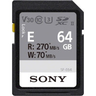 Карта пам'яті SONY SDXC Entry 64GB UHS-II U3 V30 Class 10 (SFE64.ET4)