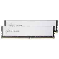 Модуль памяти EXCELERAM Black&White White Sark DDR4 3200MHz 16GB Kit 2x8GB (EBW4163216AD)