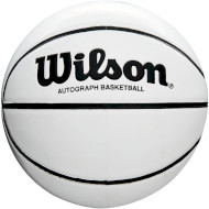 Мяч баскетбольный для автографов WILSON Autograph Mini White Size 3 (WTB0503)