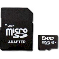 Карта пам'яті DATO microSDXC 64GB Class 10 + SD-adapter (DTTF064GUIC10)