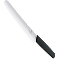 Нож кухонный для хлеба VICTORINOX SwissModern Black 220мм (6.9073.22WB)
