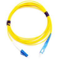 Оптичний патч-корд ESERVER LC-SC, SM OS1 9/125, 2м, Yellow (ES-SC-LC/UPC-2-SM-S)