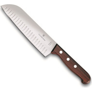 Ніж кухонний VICTORINOX Wood Santoku Knife 170мм (6.8520.17G)
