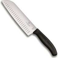 Нож кухонный VICTORINOX SwissClassic Santoku Black 170мм (6.8523.17B)