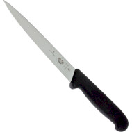 Нож кухонный для филе VICTORINOX Fibrox Filleting Flexible Black 180мм (5.3703.18)