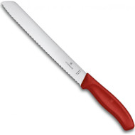 Нож кухонный для хлеба VICTORINOX SwissClassic Bread Red 210мм (6.8631.21B)