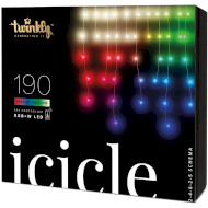 Smart LED гірлянда TWINKLY Icicle RGBW 190 Gen II Special Edition IP44 Transparent Cable (TWI190SPP-TEU)