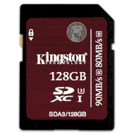 Карта пам'яті KINGSTON SDXC Ultimate 128GB UHS-I U3 (SDA3/128GB)